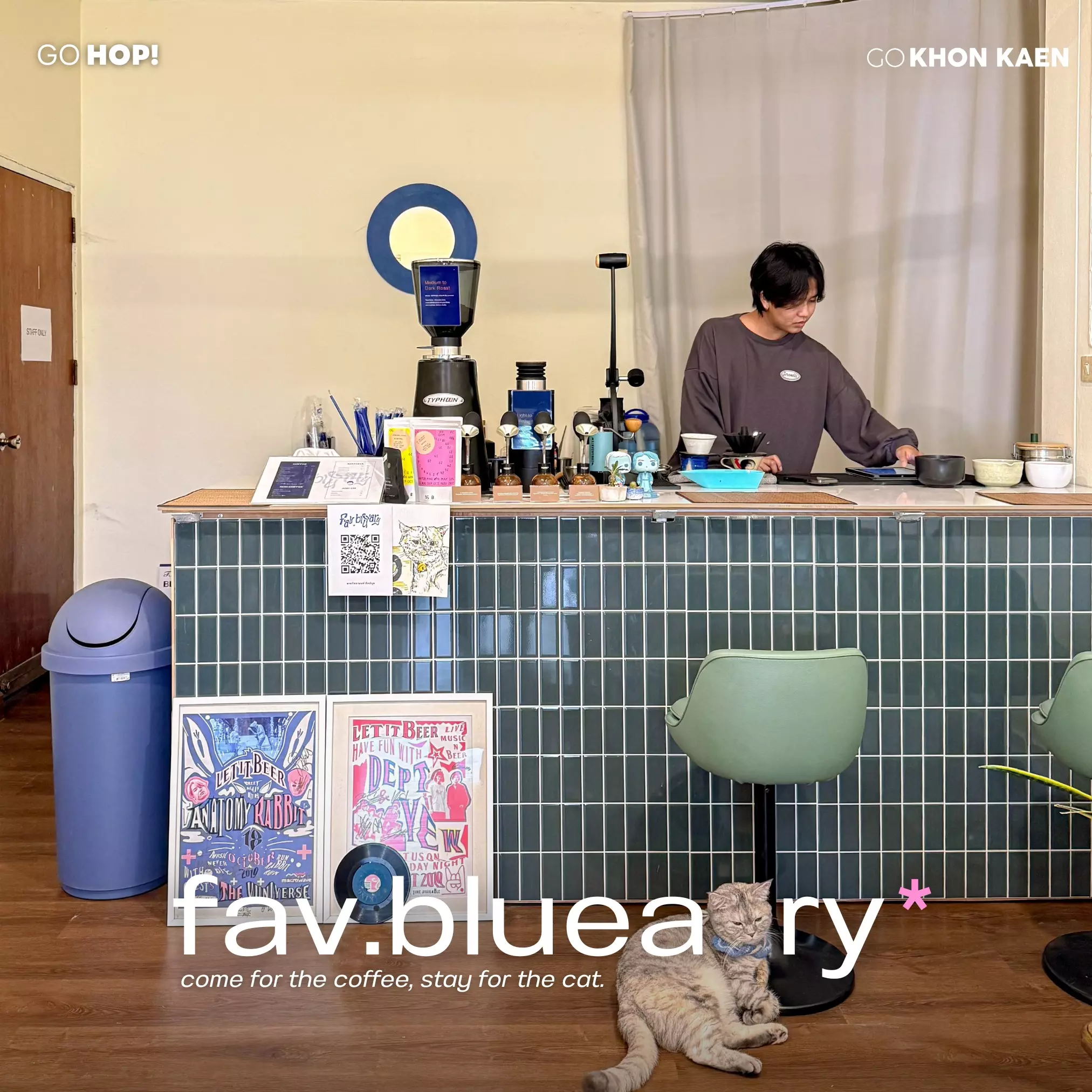 fav.blueary คาเฟ่ไวบ์ดีของคนอยากเติมแมว